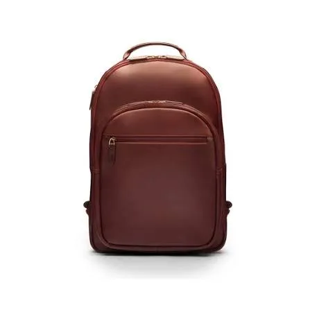 Aarong Leather Laptop Backpack - Brown