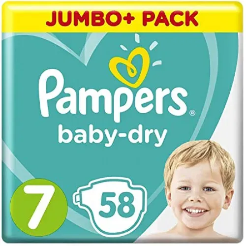 Pampers Baby Dry Diapers Medium 58 pcs