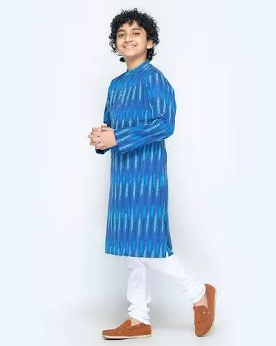 Aarong Kids Panjabi Set - Sky Blue (5-6 Years)